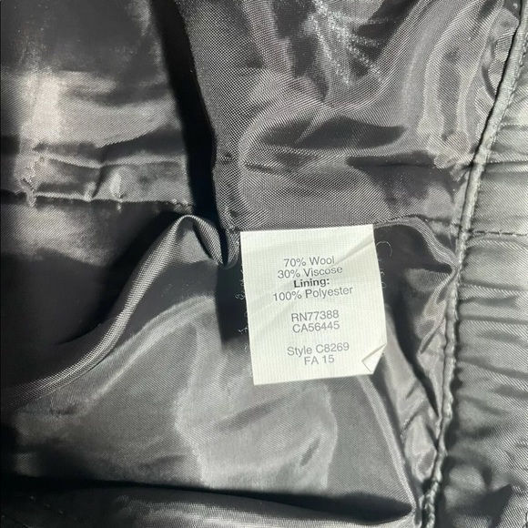 Pre Loved J. Crew Factory Zip Pencil Skirt in Wool gray size 6 C8269 - Picture 4 of 8